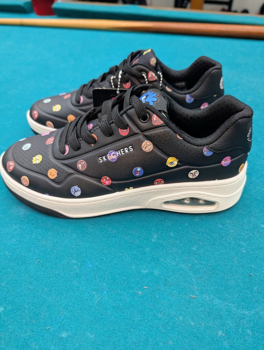 Skechers x Vexx Uno Court Multi Moji Black Shoes 9.5